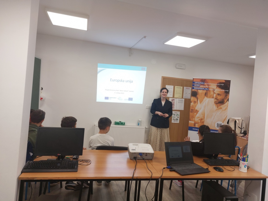 EUROPE DIRECT Zadar posjetio Osnovnu školu „Milan Sekulić“ u Lovincu